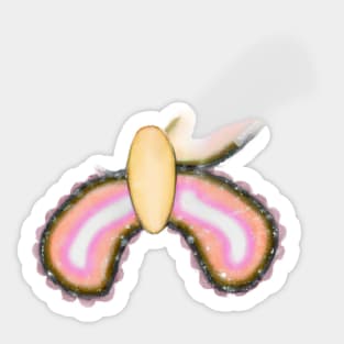 Cute Butterfly Drawing Sticker